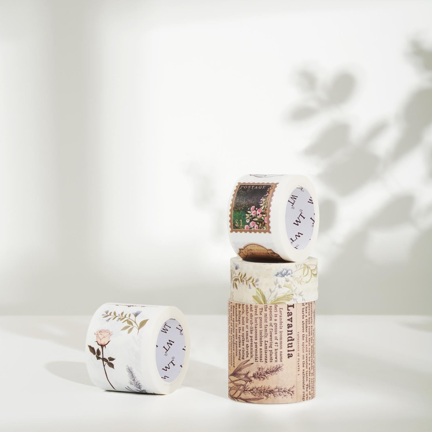Petals & Parchment Washi Tape Sticker Set | The Washi Tape Shop. Beautiful Washi and Decorative Tape For Bullet Journals, Gift Wrapping, Planner Decoration and DIY Projects