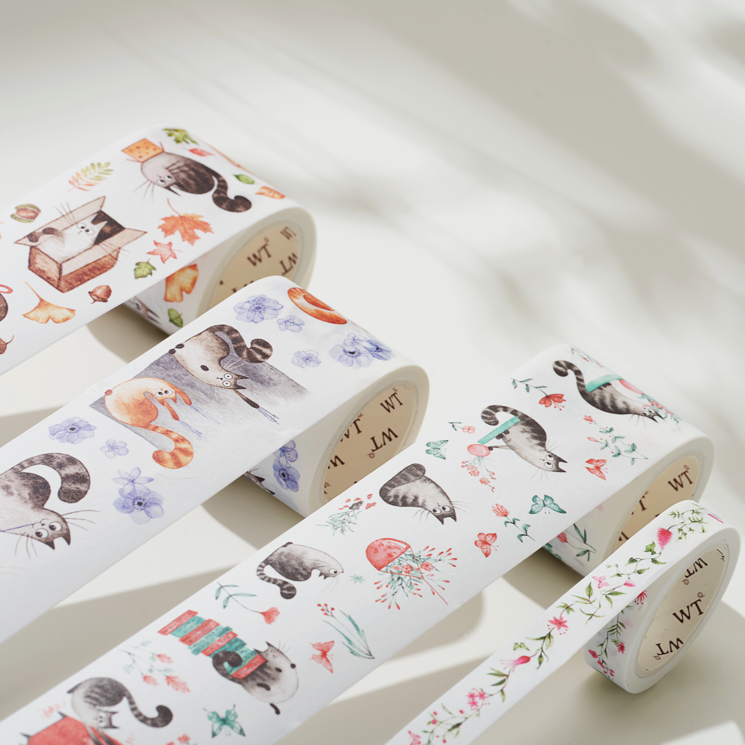 5x Washi Tape Set Masking Tape Cute DIY Stickers School Suppliers