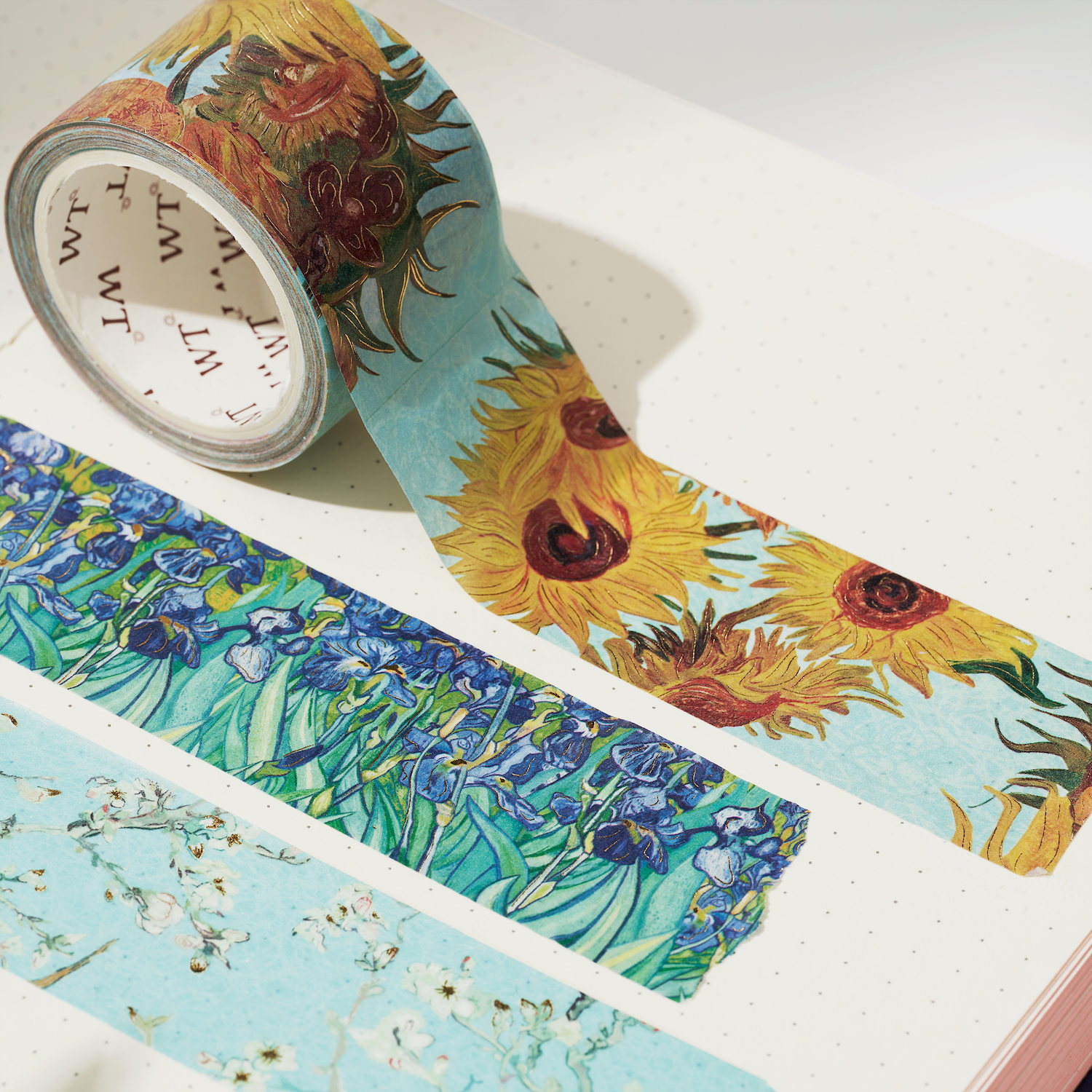 Van Gogh Washi Tape Vintage Watercolor Washi Masking Tape - Temu