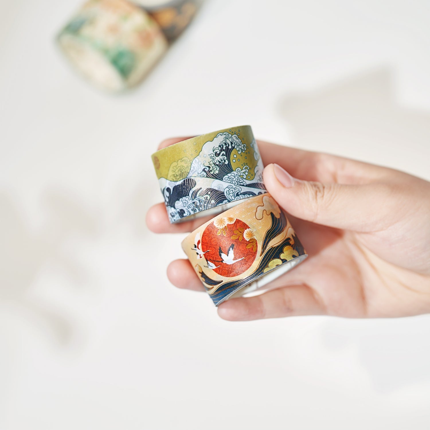 Waves of Rebun Washi Tape Set | The Washi Tape Shop. Beautiful Washi and Decorative Tape For Bullet Journals, Gift Wrapping, Planner Decoration and DIY Projects