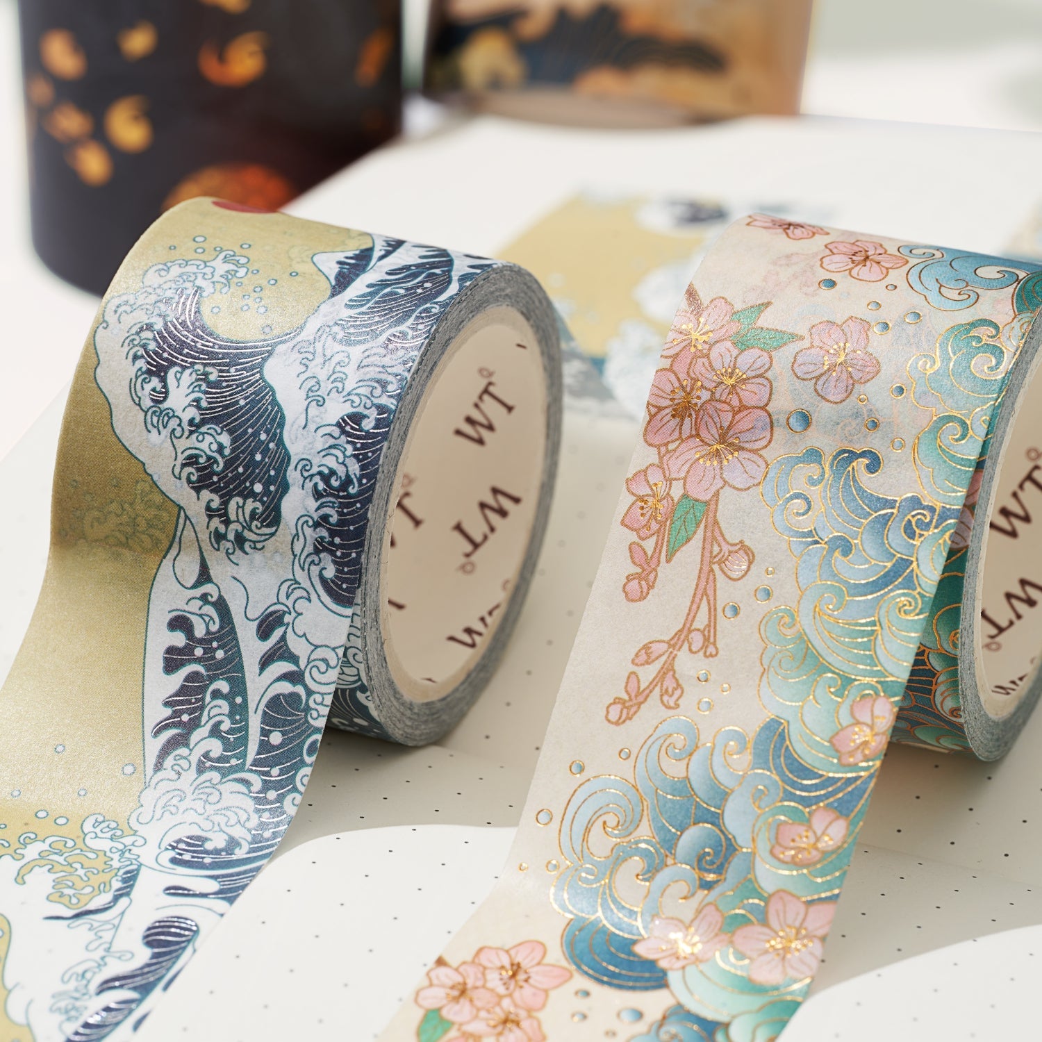 Waves of Rebun Washi Tape Set | The Washi Tape Shop. Beautiful Washi and Decorative Tape For Bullet Journals, Gift Wrapping, Planner Decoration and DIY Projects