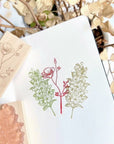 Floral Chorus Stamp Set | The Washi Tape Shop. Beautiful Washi and Decorative Tape For Bullet Journals, Gift Wrapping, Planner Decoration and DIY Projects