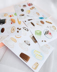 Cosy Teatime Washi Paper Sticker Set - The Washi Tape Shop