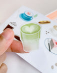 Cosy Teatime Washi Paper Sticker Set - The Washi Tape Shop