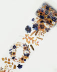 Sunflower & Navy Wide Washi / PET Tape | The Washi Tape Shop. Beautiful Washi and Decorative Tape For Bullet Journals, Gift Wrapping, Planner Decoration and DIY Projects