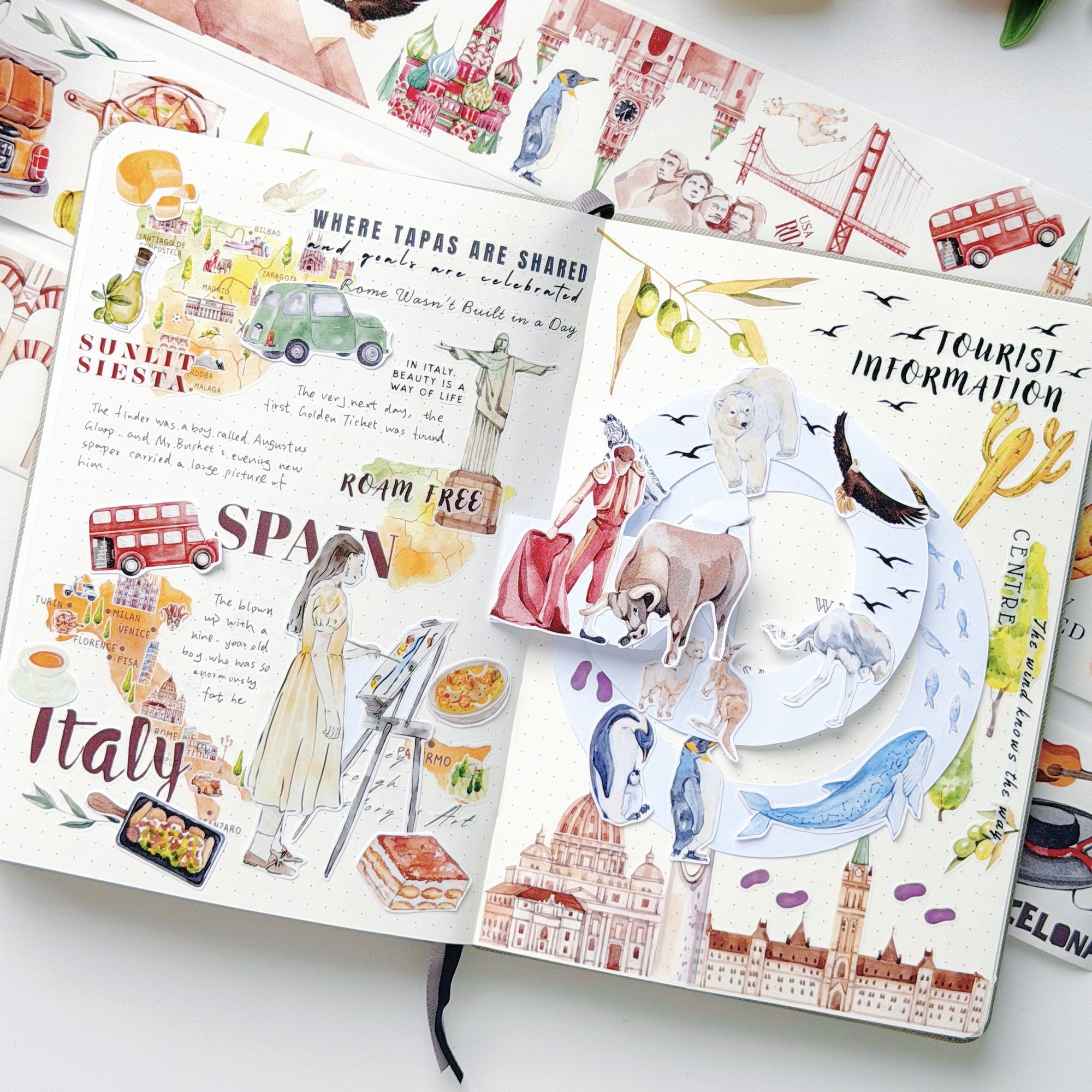 100 Spring Washi Tape Journal Layouts | Easy & Useful