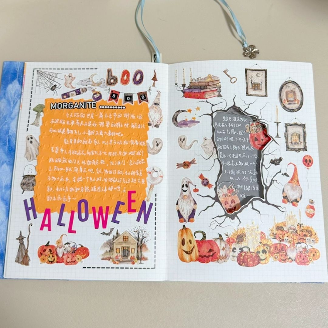 100 Halloween & Autumn Journal Layout Ideas | Inspiration For The Spooky Season