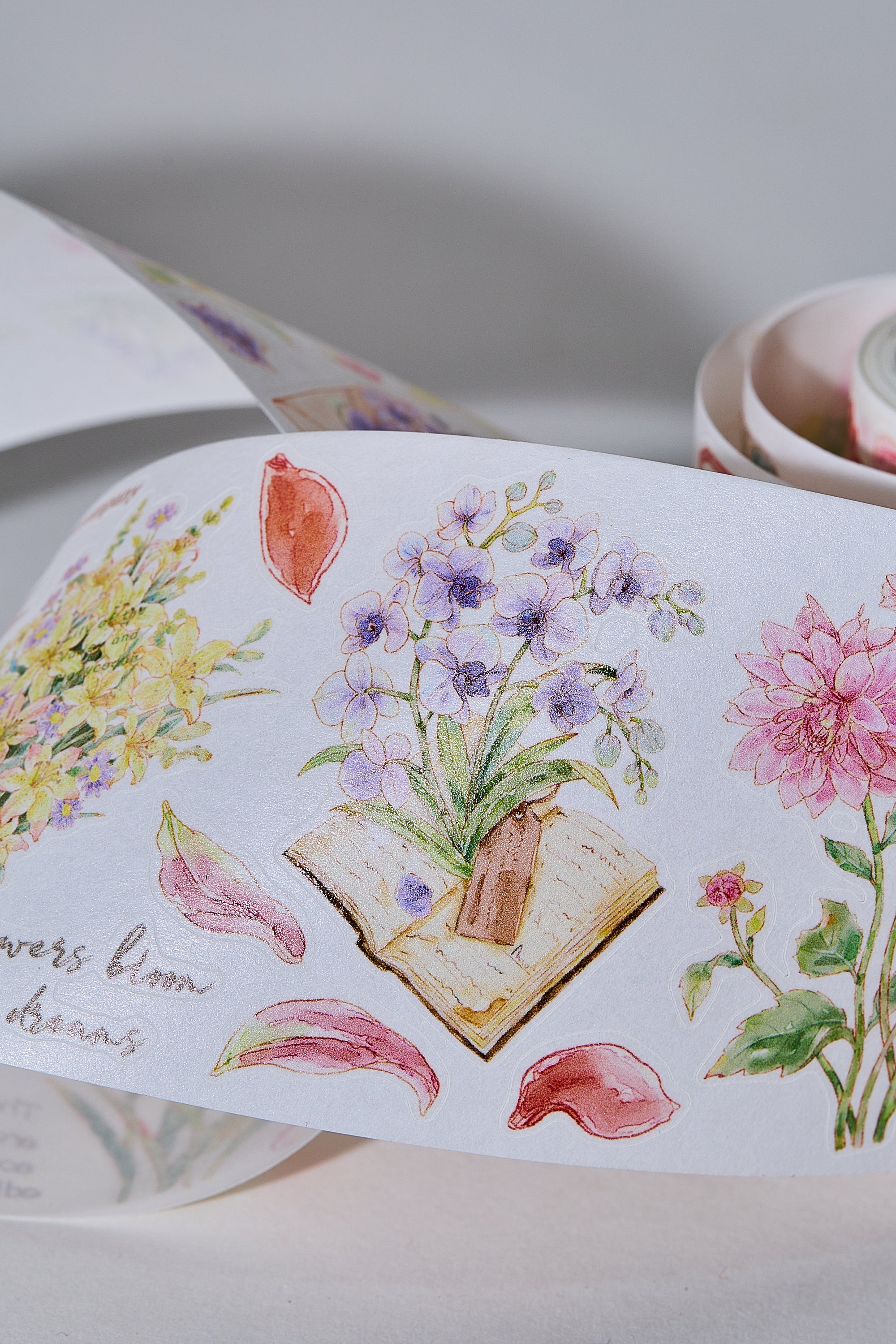 Pre-cut Petal Post Wide Washi/PET Tape | The Washi Tape Shop. Beautiful Washi and Decorative Tape For Bullet Journals, Gift Wrapping, Planner Decoration and DIY Projects