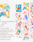 Pre-cut Dopamine Days Wide Washi/PET Tape