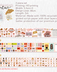 Pre-cut Boho Moments Script Tape Set (GILDED)