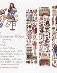 Pre-cut Journal Nook Wide Washi/PET Tape