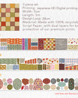 Pre-cut Heritage Snippets Script Tape | The Washi Tape Shop. Beautiful Washi and Decorative Tape For Bullet Journals, Gift Wrapping, Planner Decoration and DIY Projects