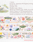 Pre-cut Lakeside Glow Wide Washi/PET Tape