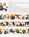 Pre-cut Spooky Tails Wide Washi/PET Tape