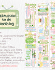 Pre-cut Mindfulness Washi/PET Bundle