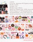 Pre-cut Boo Brigade Wide Washi/PET Tape