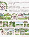 Pre-cut Urban Grove Wide Washi/PET Tape | The Washi Tape Shop. Beautiful Washi and Decorative Tape For Bullet Journals, Gift Wrapping, Planner Decoration and DIY Projects
