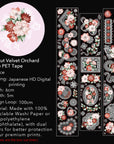 Pre-cut Heirloom Lace Washi/PET Tape