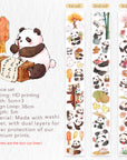 Panda Pilgrimage Washi Tape Sticker Set