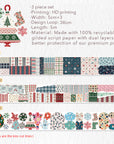 Holly Snippets Washi Tape Sticker Set (GILDED) | The Washi Tape Shop. Beautiful Washi and Decorative Tape For Bullet Journals, Gift Wrapping, Planner Decoration and DIY Projects