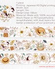 Pre-cut Clover Haze Wide Washi/PET Tape | The Washi Tape Shop. Beautiful Washi and Decorative Tape For Bullet Journals, Gift Wrapping, Planner Decoration and DIY Projects