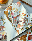Pre-cut Autumn Reunion Wide Washi/PET Tape (GILDED)
