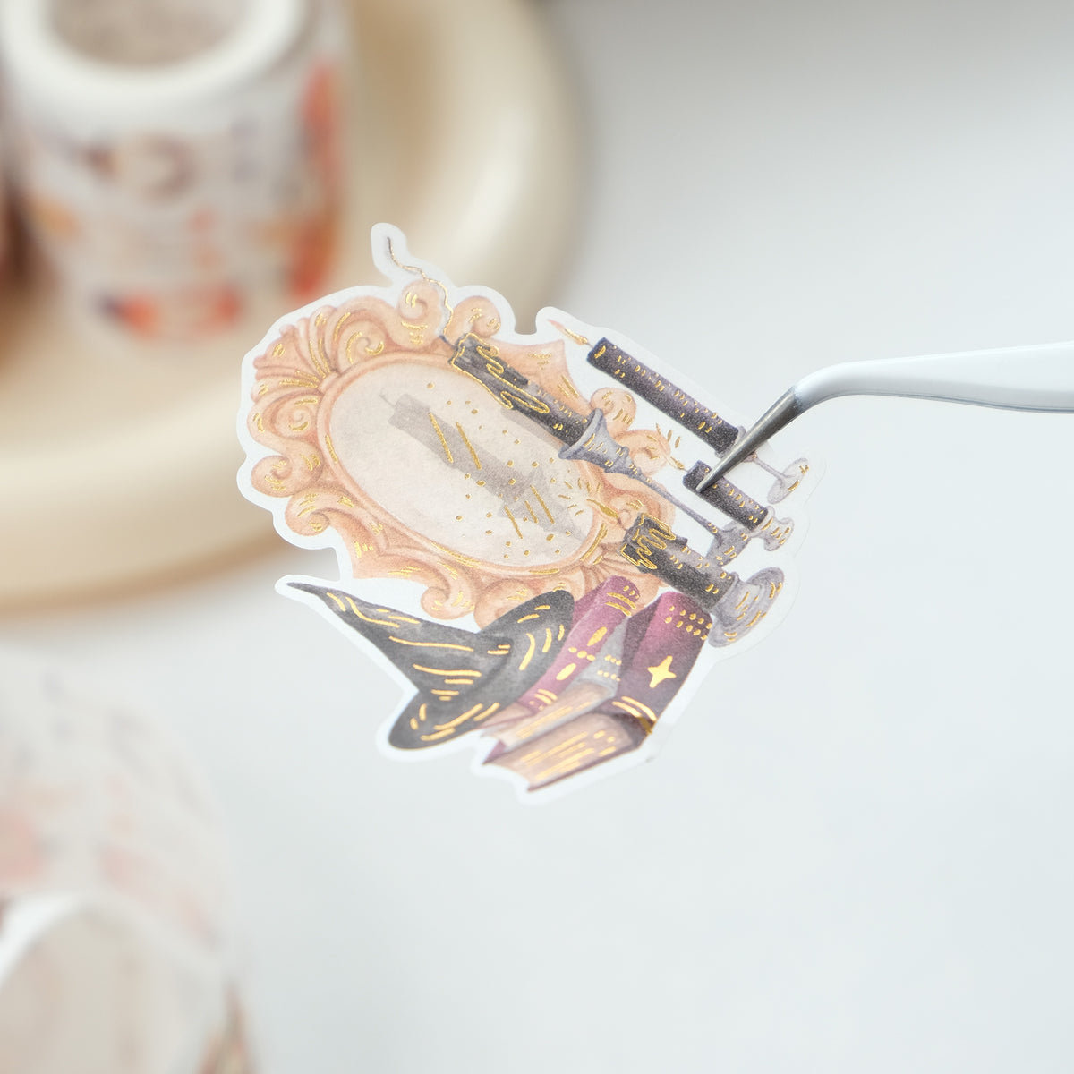 Luminous Haunt Washi Tape Sticker Set (GILDED)