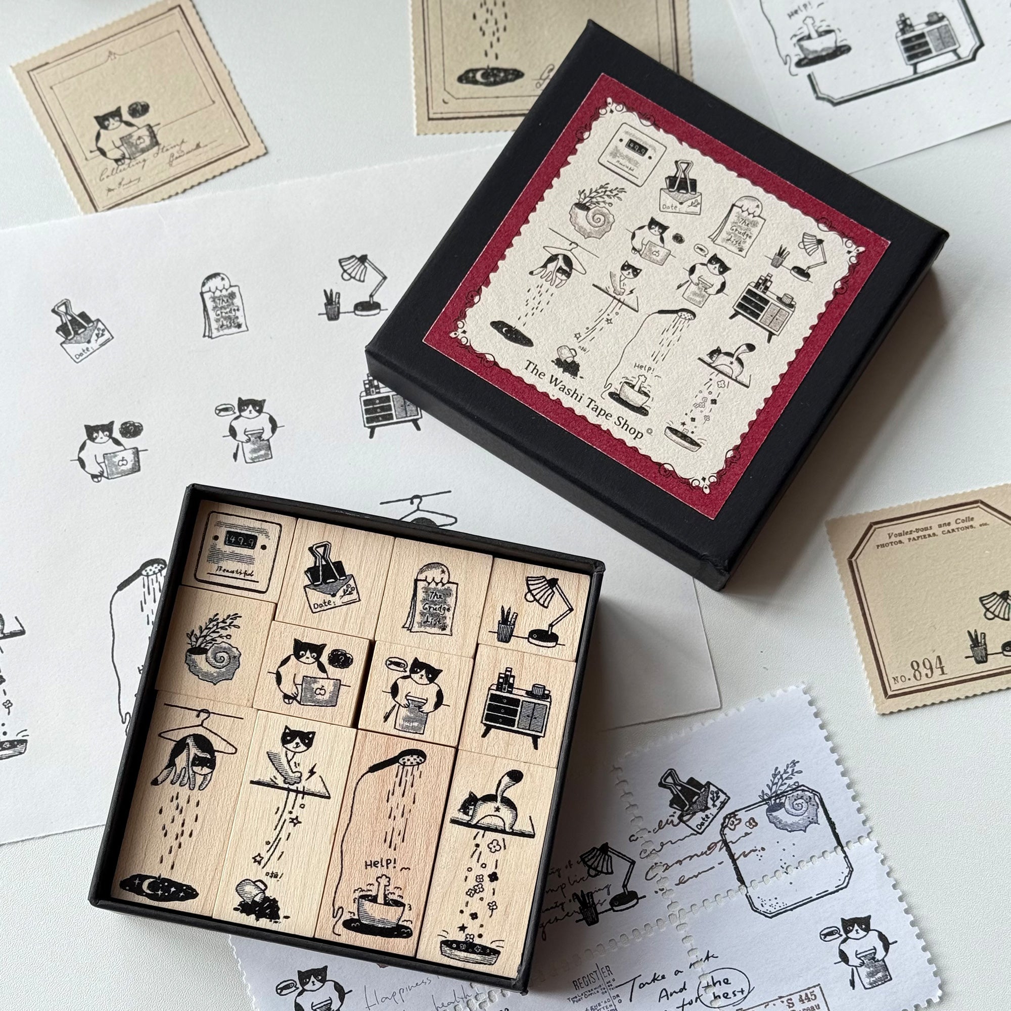 Mischievous Cat Stamp Set