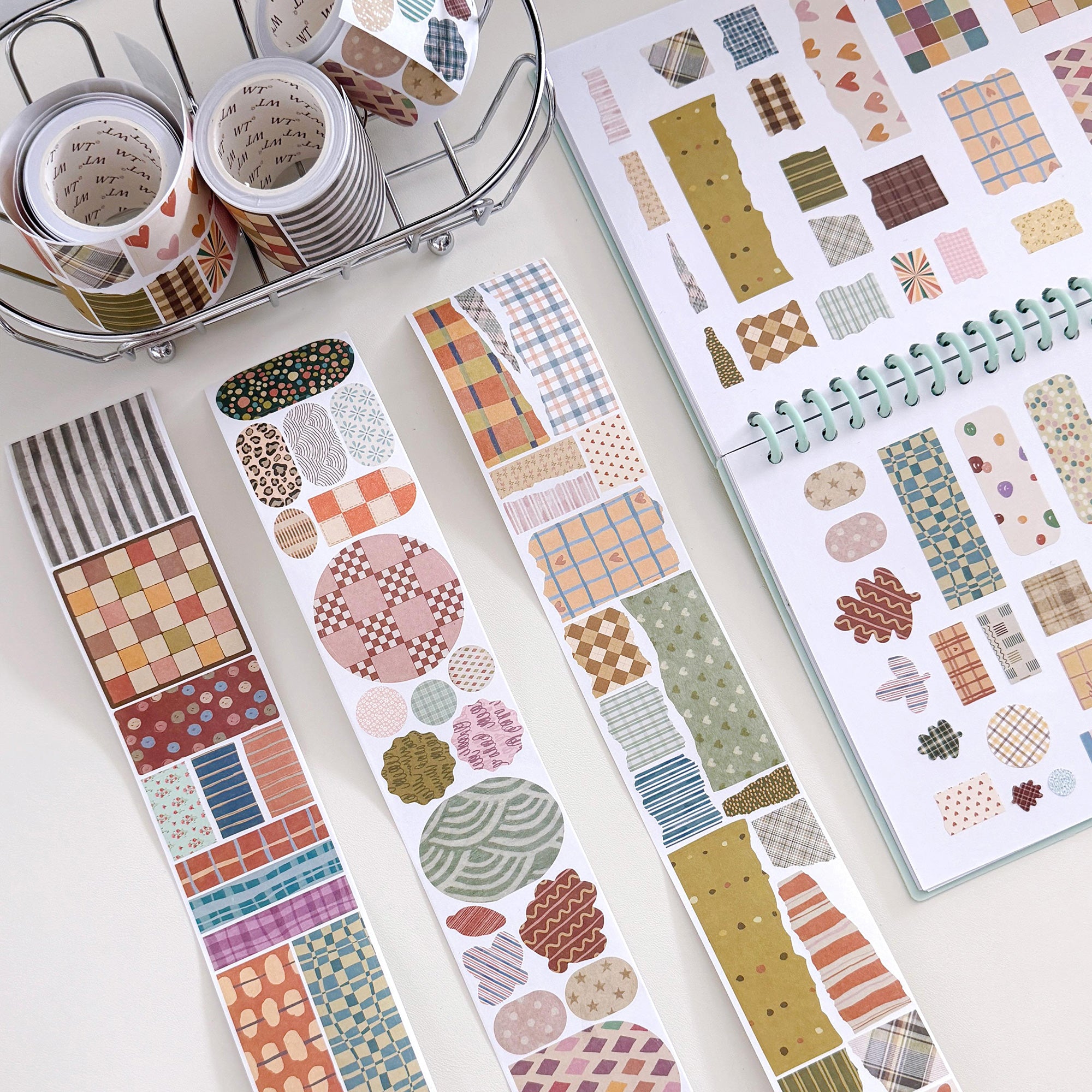 Pre-cut Heritage Snippets Script Tape | The Washi Tape Shop. Beautiful Washi and Decorative Tape For Bullet Journals, Gift Wrapping, Planner Decoration and DIY Projects