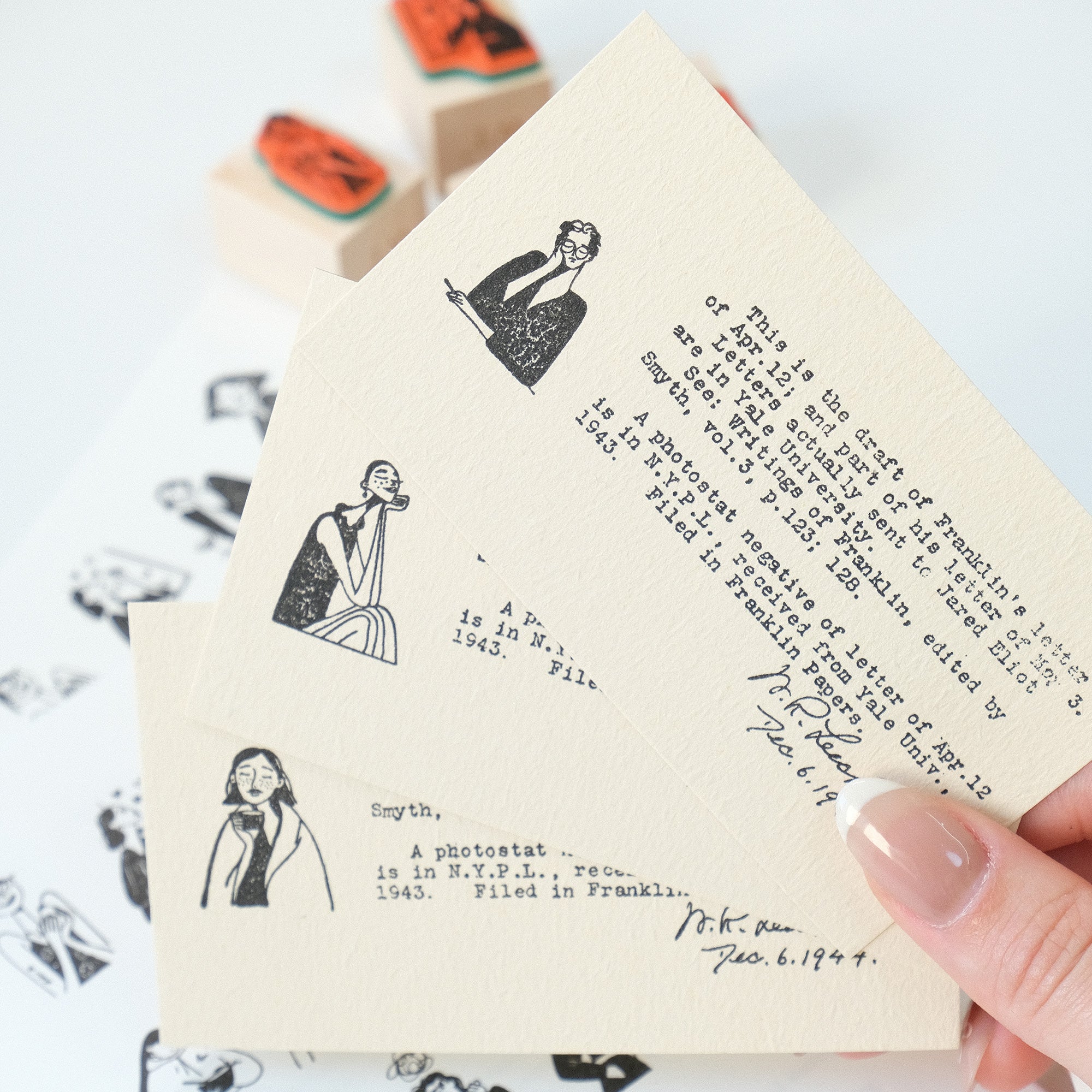 Muse Stamp Set | The Washi Tape Shop. Beautiful Washi and Decorative Tape For Bullet Journals, Gift Wrapping, Planner Decoration and DIY Projects