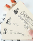 Muse Stamp Set | The Washi Tape Shop. Beautiful Washi and Decorative Tape For Bullet Journals, Gift Wrapping, Planner Decoration and DIY Projects