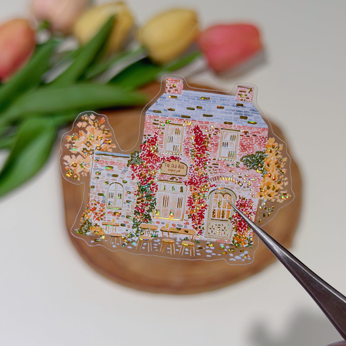 Pre-cut Autumn Village Washi/PET Bundle (Seashell Gilded) | The Washi Tape Shop. Beautiful Washi and Decorative Tape For Bullet Journals, Gift Wrapping, Planner Decoration and DIY Projects