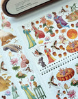 Pre-cut Autumn Reunion Wide Washi/PET Tape (GILDED)