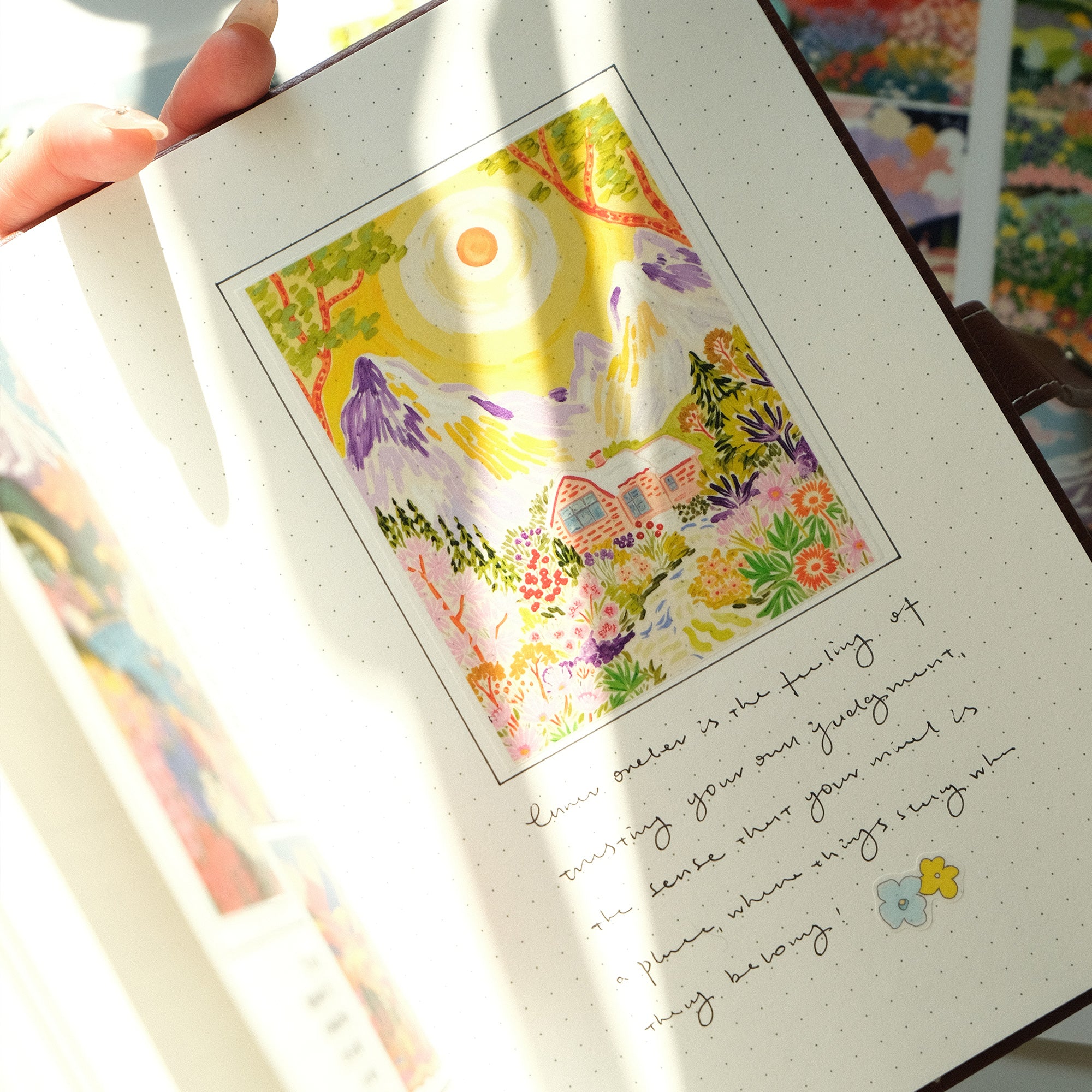 Spring Canvas Wide Washi/PET Tape