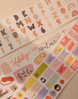 Pre-cut Boho Moments Script Tape Set (GILDED)