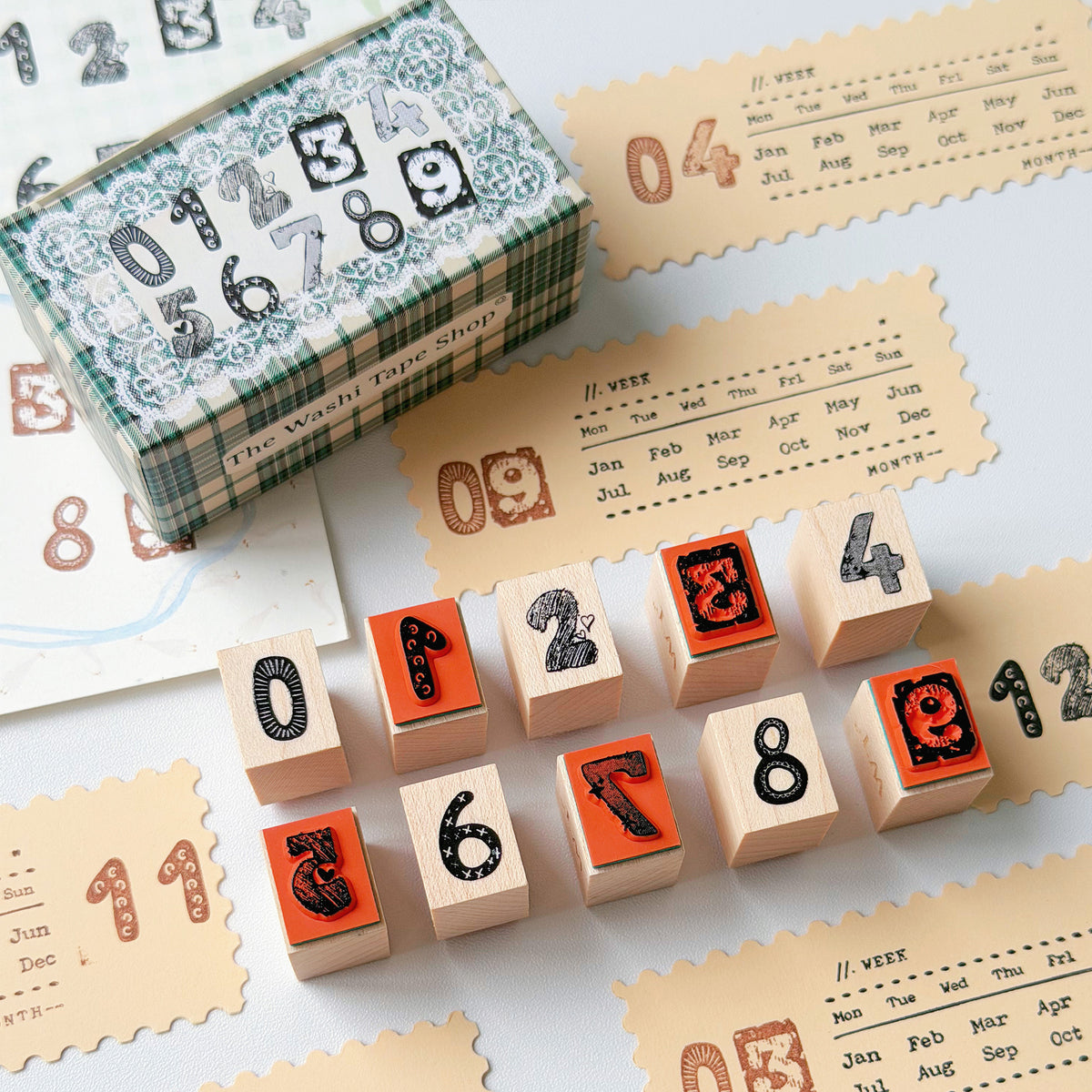 Daily Digits Stamp Set