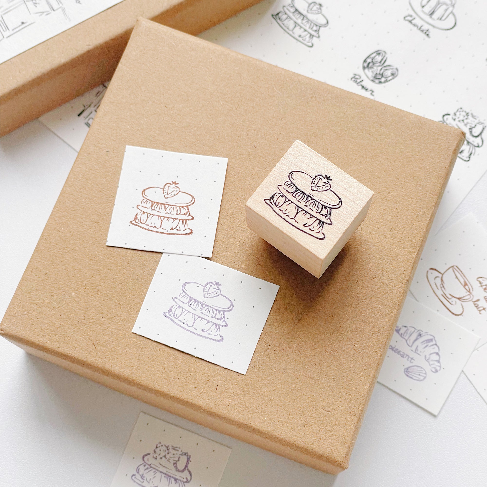 Parisian Café Stamp Set