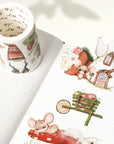 Pre-cut Squeaky Mischief Wide Washi/PET Tape