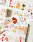 Pre-cut Dinner Time Wide Washi/PET Tape