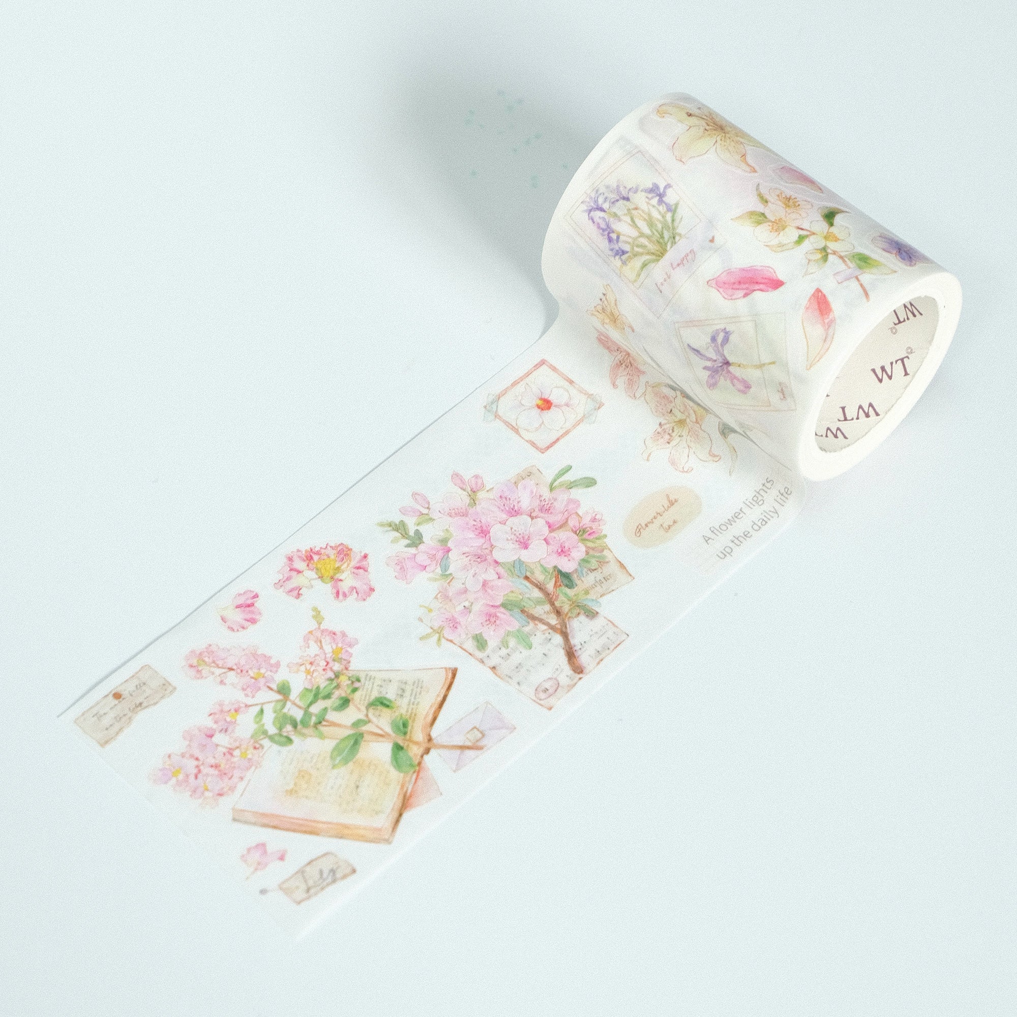 Pre-cut Petal Post Wide Washi/PET Tape | The Washi Tape Shop. Beautiful Washi and Decorative Tape For Bullet Journals, Gift Wrapping, Planner Decoration and DIY Projects