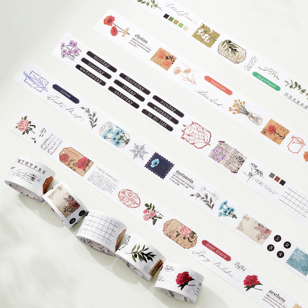 Seasonal Splendor Washi Tape Sticker Set