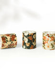 Rustic Camellia Wide Washi Tape Set