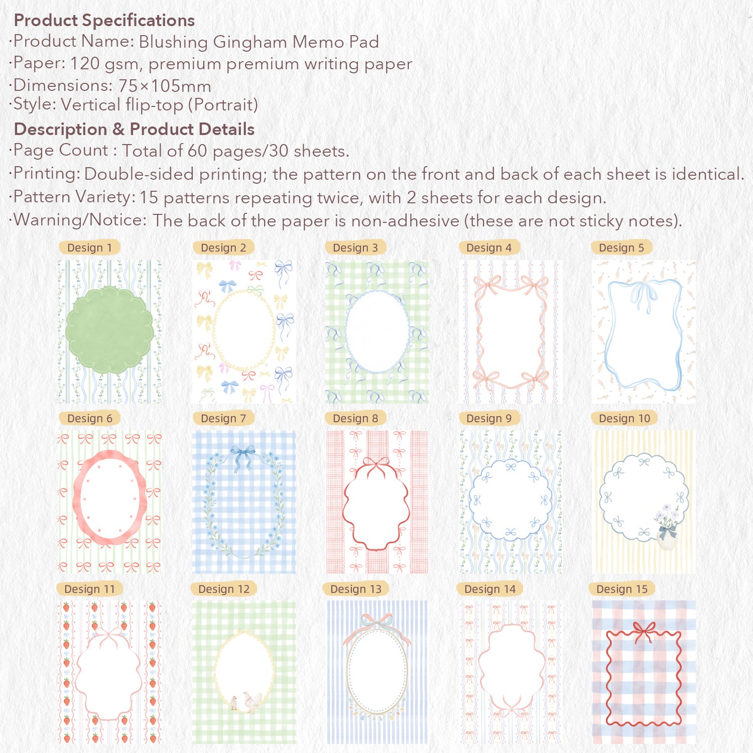 WT Silent Reflection Memo Pad Bundle