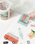 Summer Paradise Washi Tape Sticker Set