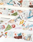 Pre-cut Fireside Tales Wide Washi/PET Tape
