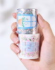 Pre-cut Cottage Panes Wide Washi/PET Tape