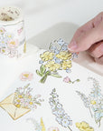 Pre-cut Garden Sprout Wide Washi/PET Tape