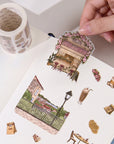 Pre-cut Maple Café Wide Washi/PET Tape