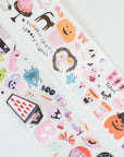 Pre-cut Boo Brigade Wide Washi/PET Tape