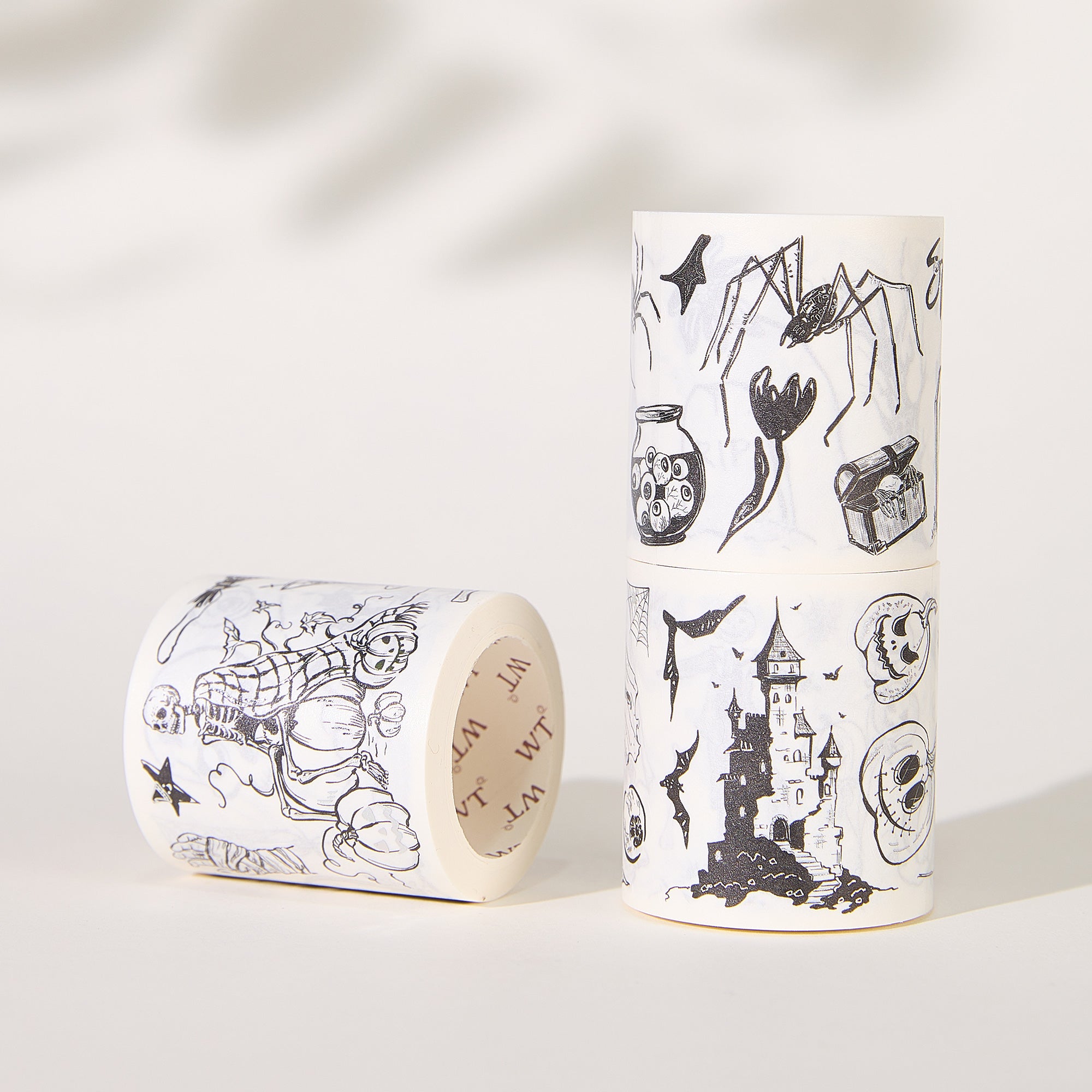 Graveyard Scribbles Washi Tape Sticker Set (GILDED)